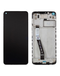 LCD za Xiaomi Redmi Note 9 + touch screen crni WITH FRAME FULL ORG CHINA - E1234
