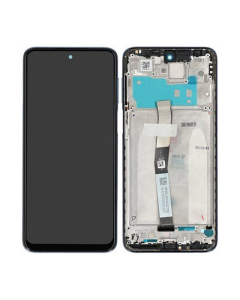 LCD za Xiaomi Redmi Note 9 Pro + touch screen SA OKVIROM  sivi - E840