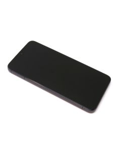 LCD za Samsung S901B Galaxy S22 5G + touchscreen + frame black SOFT OLED