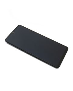 LCD za Samsung A225F Galaxy A22 4G + touchscreen + frame black Full ORG EU (GH82-25944A)
