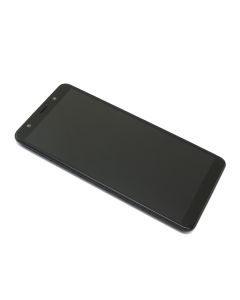 LCD za Samsung A750F Galaxy A7 2018 + touchscreen + frame black OLED