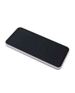 LCD za Samsung A346B Galaxy A34 5G + touchscreen + frame silver Full ORG EU (GH82-31200B/31201B)