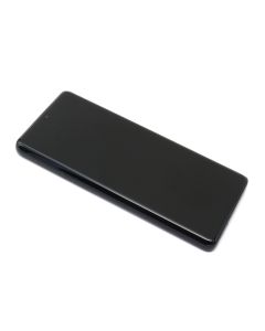 LCD za Samsung G998B Galaxy S21 Ultra 5G + touchscreen + frame black OLED