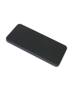 LCD za Samsung S906B Galaxy S22 Plus 5G + touchscreen + frame black OLED