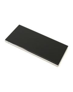 LCD za Samsung S918B Galaxy S23 Ultra 5G + touchscreen + frame silver OLED