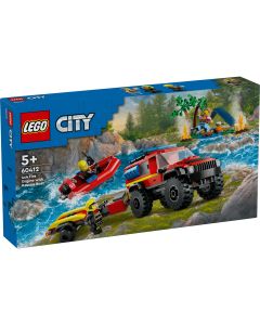 LEGO 60412 Vatrogasni kamion 4x4 s čamcem za spasavanje - LE60412