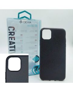 DEVIA Futrola silikonska Leather case za Iphone 11 Pro, crna - 5929