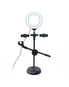 LED lampa 2x holder za mobilni + drzac za mikrofon - 94644
