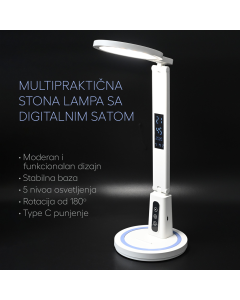 LED Lampa JWD stona bela - 214350