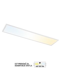 FORMA Ugradni LED panel 1195x295mm LPA-09-1350P CCT, bela