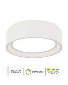 FORMA LED plafonska lampa F2096-51C WH, bela