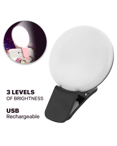 LED selfie stipaljka crna - 212764