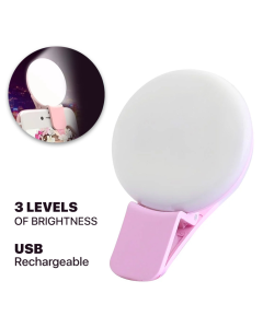 LED selfie stipaljka pink - 212766