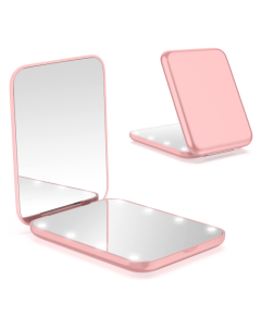 NEXUS LED mini ogledalo - roze