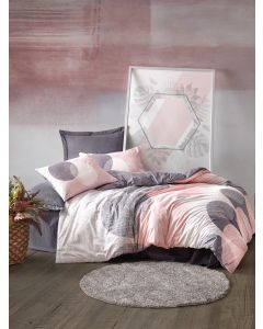 DEKOR DOM Posteljina Simple set single CB Mode Line Leron - 023284