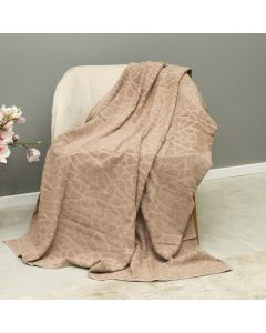 DEKOR DOM Frotir prekrivač Stone 145x200cm light brown - 024536