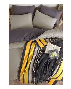 VIKTORIJA Posteljina HOME 160x220cm Limon - VLK000403-limon