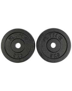 RING Tegovi 2x5kg crni standardni liveni - RX PLO1-5 - 99