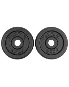 RING Tegovi 2x2.5kg crni standardni liveni - RX PLO1-2.5 - 98