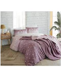 VIKTORIJA Posteljina HOME 160x220cm Purple - VLK000403-purple