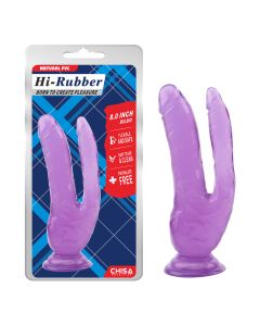 Ljubicasti dildo za duplu penetraciju - CN-711916421
