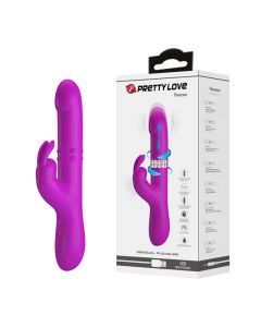 Ljubičasti Multifunkcionalni Vibrator sa Pomeranjem - 014902