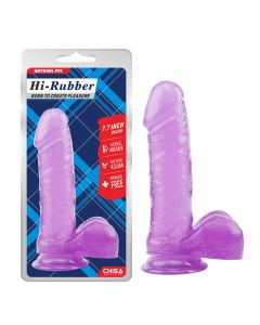 Ljubicasti realisticni dildo sa testisima 20cm - CN-711741121
