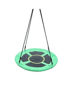 LEMON PLANET Ljuljaška gnezdo 100cm, siva/zelena