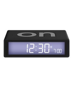 LEXON Reverzibilni sat sa alarmom FLIP+, crna - LR150N0