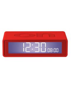 LEXON Reverzibilni sat sa alarmom FLIP+ TRAVEL, crvena - LR151R9