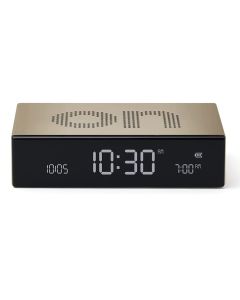 LEXON Reverzibilni sat sa alarmom FLIP PREMIUM, zlatna - LR152D