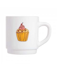 LUMINARC Šolja 290ml Pop Gourma cupcake, bela - Q5180
