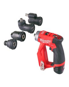 MILWAUKEE Aku. bušilica - odvijač 12V 2x2Ah set 6/1 - M12FDDXKIT-202X - 4933464979
