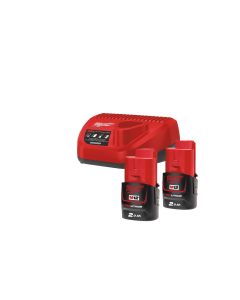 MILWAUKEE Set baterija 12V i punjač - M12NRG-202 - 4933459209
