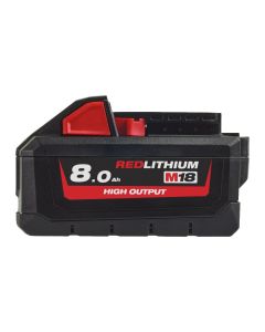 MILWAUKEE Baterija Li-ion 18V/8Ah ‘HIGH OUTPUT’ - M18HB8 - 4932471070