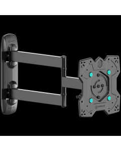 ONKRON Full Motion TV Wall Mount for 17– 43 Inch LCD LED Flat Screens up to 35 kgs, Black