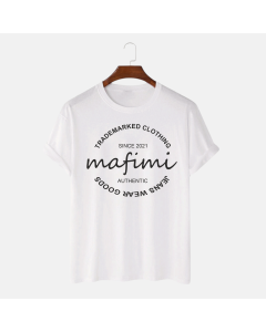 Mafimi Muška majica Jeans wear goods, bela - P-1034L