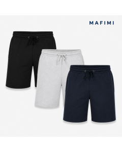 Mafimi boxer shorts set 3 kom crn, melanž, teget