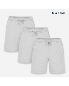 Mafimi boxer shorts set 3 kom melanž sivi