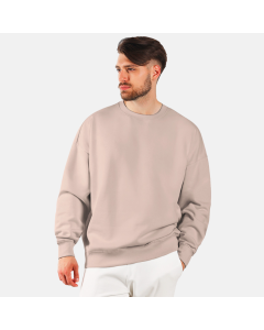 Mafimi Muški duks oversize Svetlo braon Organic