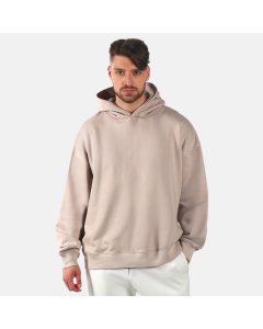 Mafimi Muški duks oversize Svetlo braon B.Hoody Organic