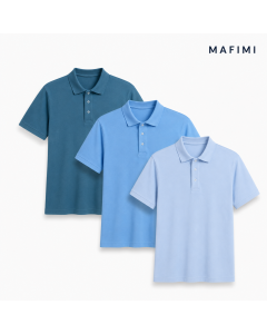 Mafimi Polo majice set Petrol/Tirkiz/Svetlo plava