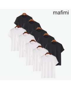 Mafimi Majica Crna i Bela Set 10 kom - P-1132L