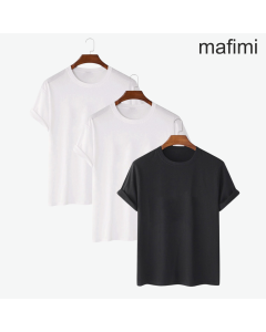 Mafimi Majica Bela i Crna Set 3 kom - P-1129L