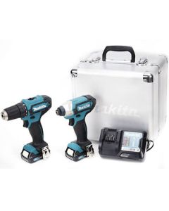MAKITA Akumulatorski set bušilica u aluminijumskom koferu CLX224X - CLX224X