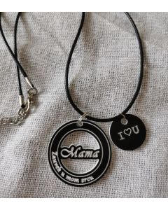 Ogrlica Mama u srcu O140 - O140