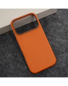 Maska za iPhone 17 Pro narandžasto Beautiful Shine Leather