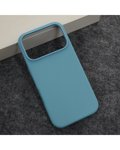 Maska za iPhone 17 Pro Beautiful Shine Leather svetlo plava