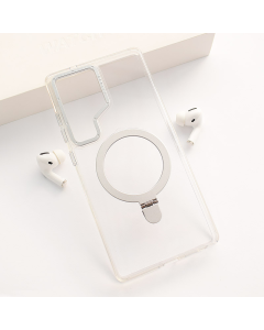 Maska Berlia Clear Bracket Magnetic S25 Ultra/ S938B srebrna - 615331