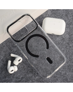 Maska za iPhone 17 Pro Berlia Sheen Mag Case crna